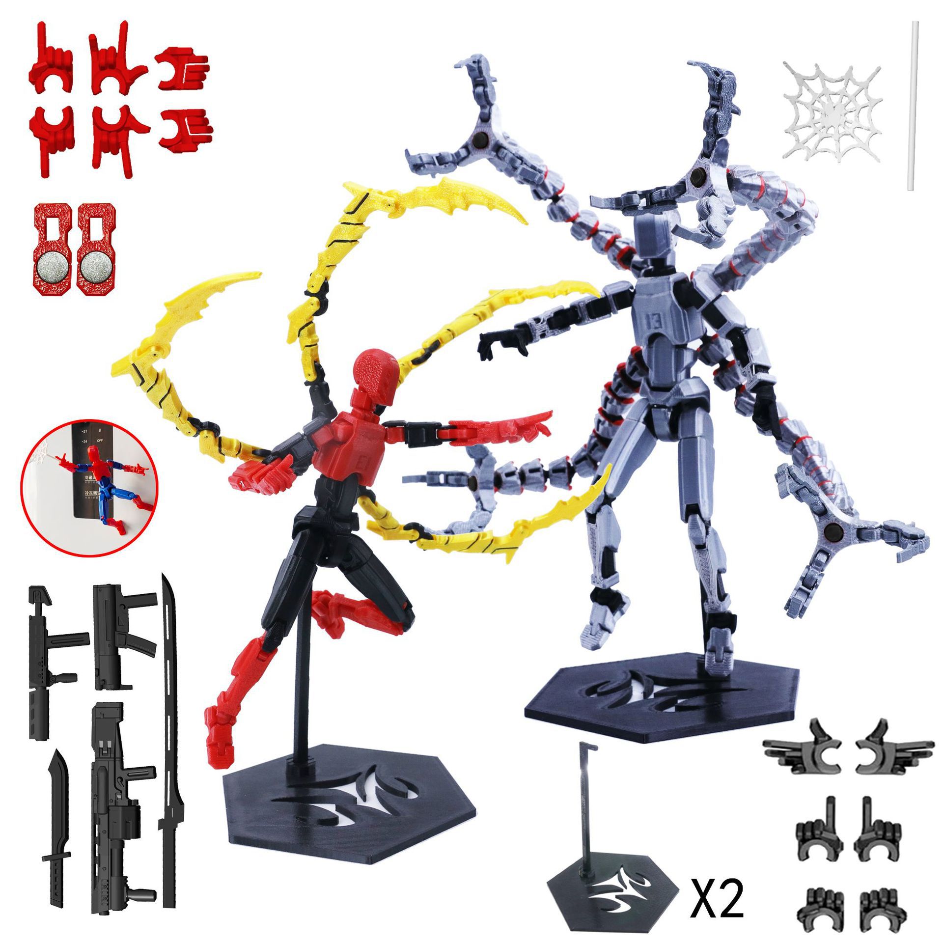 3D Printing Joints - 3D Printed Robot Model Toy Movable