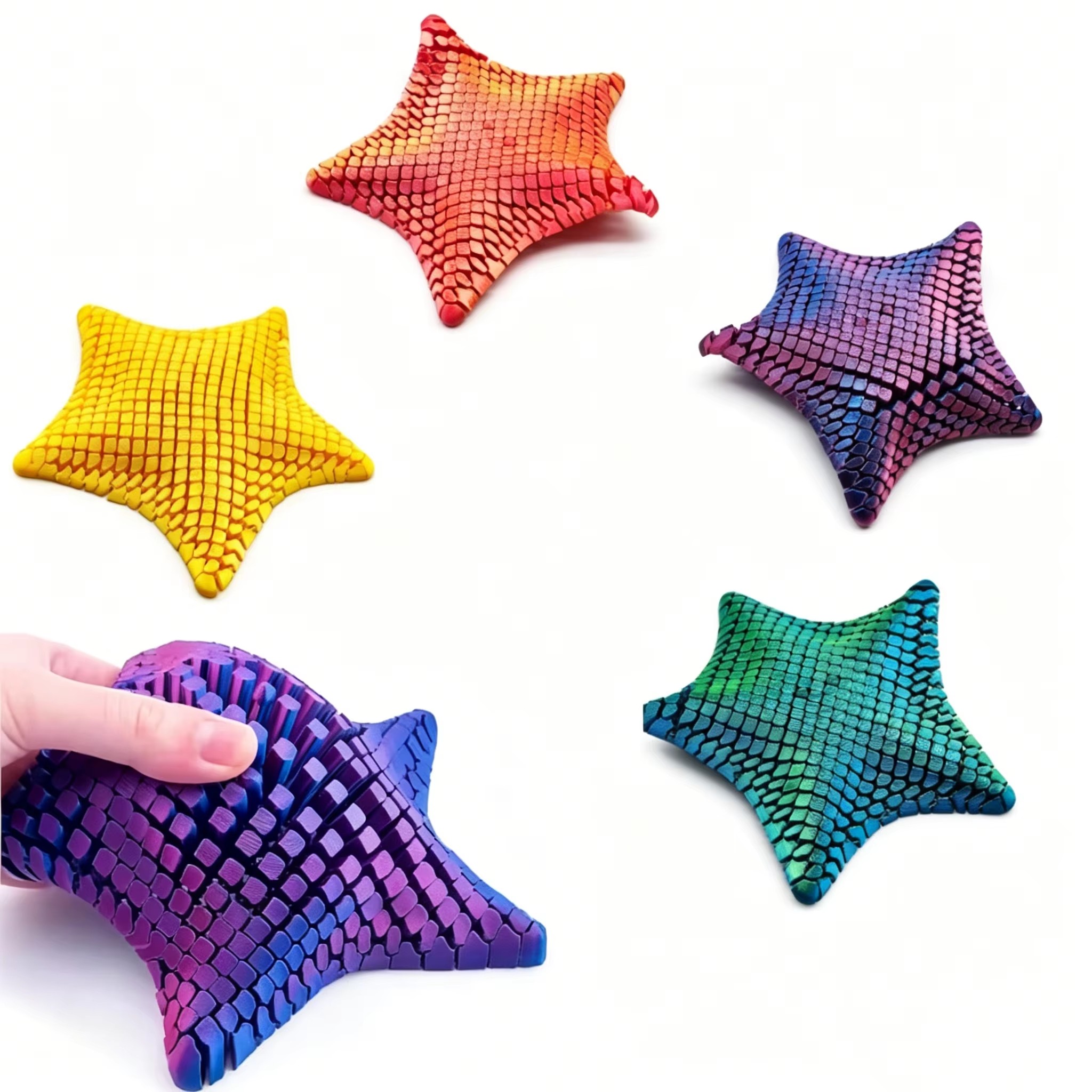 3D Printing Joints - 3D Printed Articulated Starfish Flexible Joint