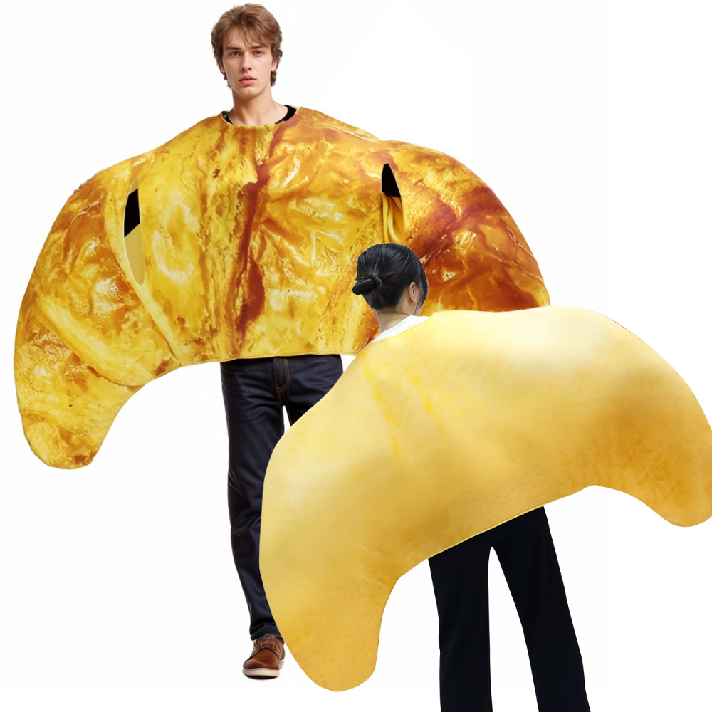 3D Printing Food - Croissant Costume Bread Cosplay Costume Carnival