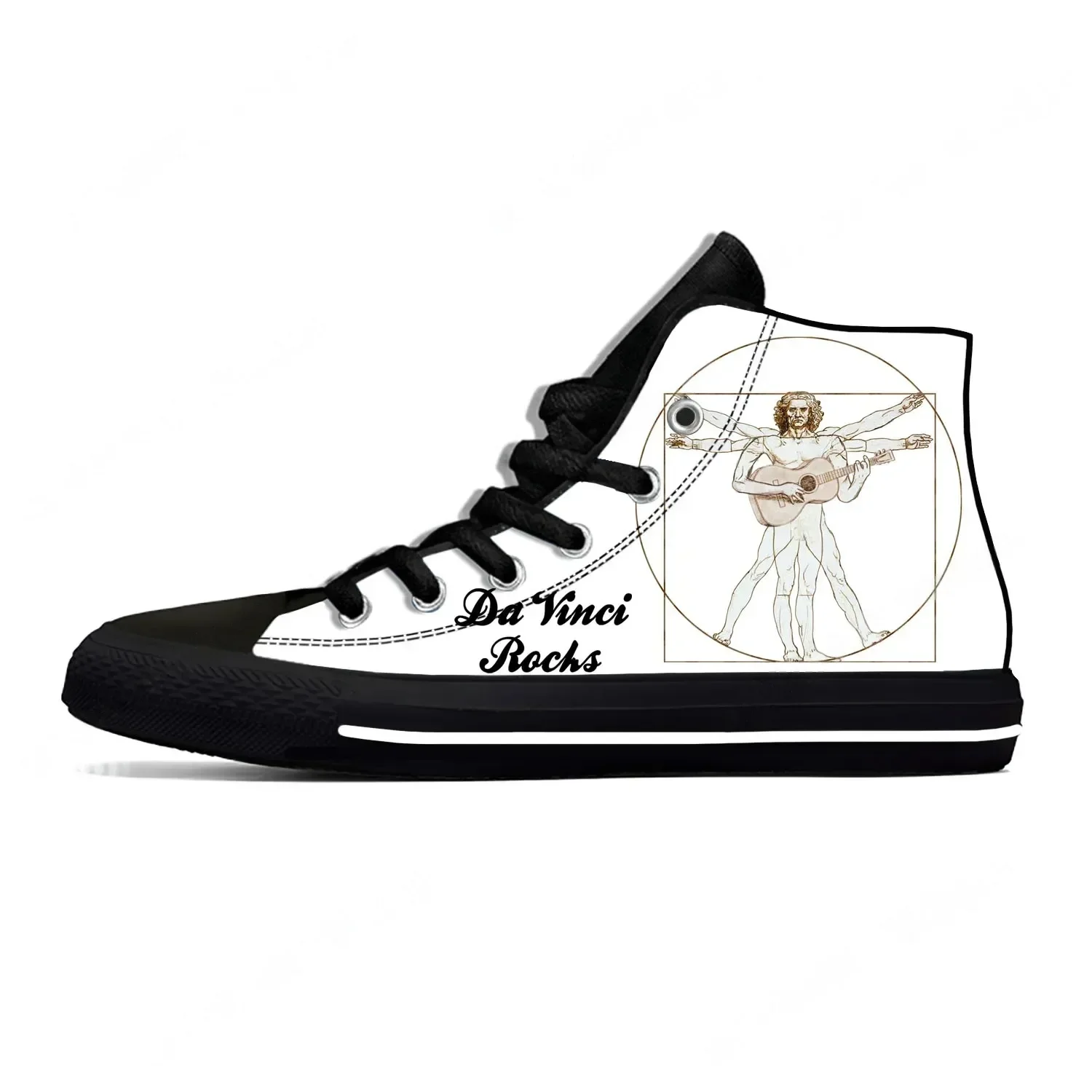3D Printing Guitar - Da Vinci Guitar High Top Sneakers