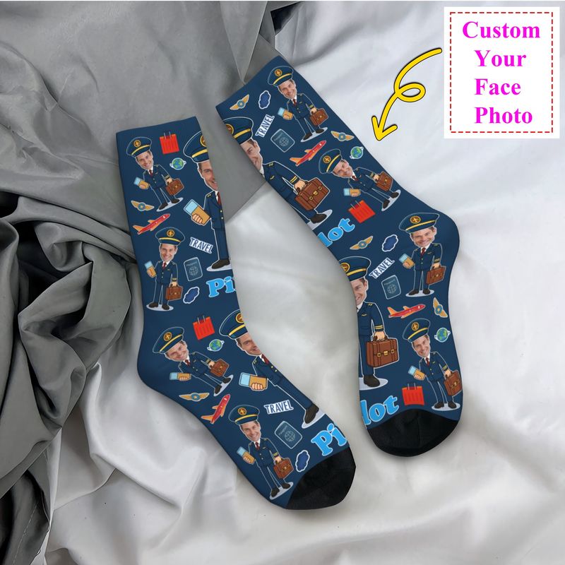 3D Printing Designing - Novelty Men's Funny Pilot Custom Dress