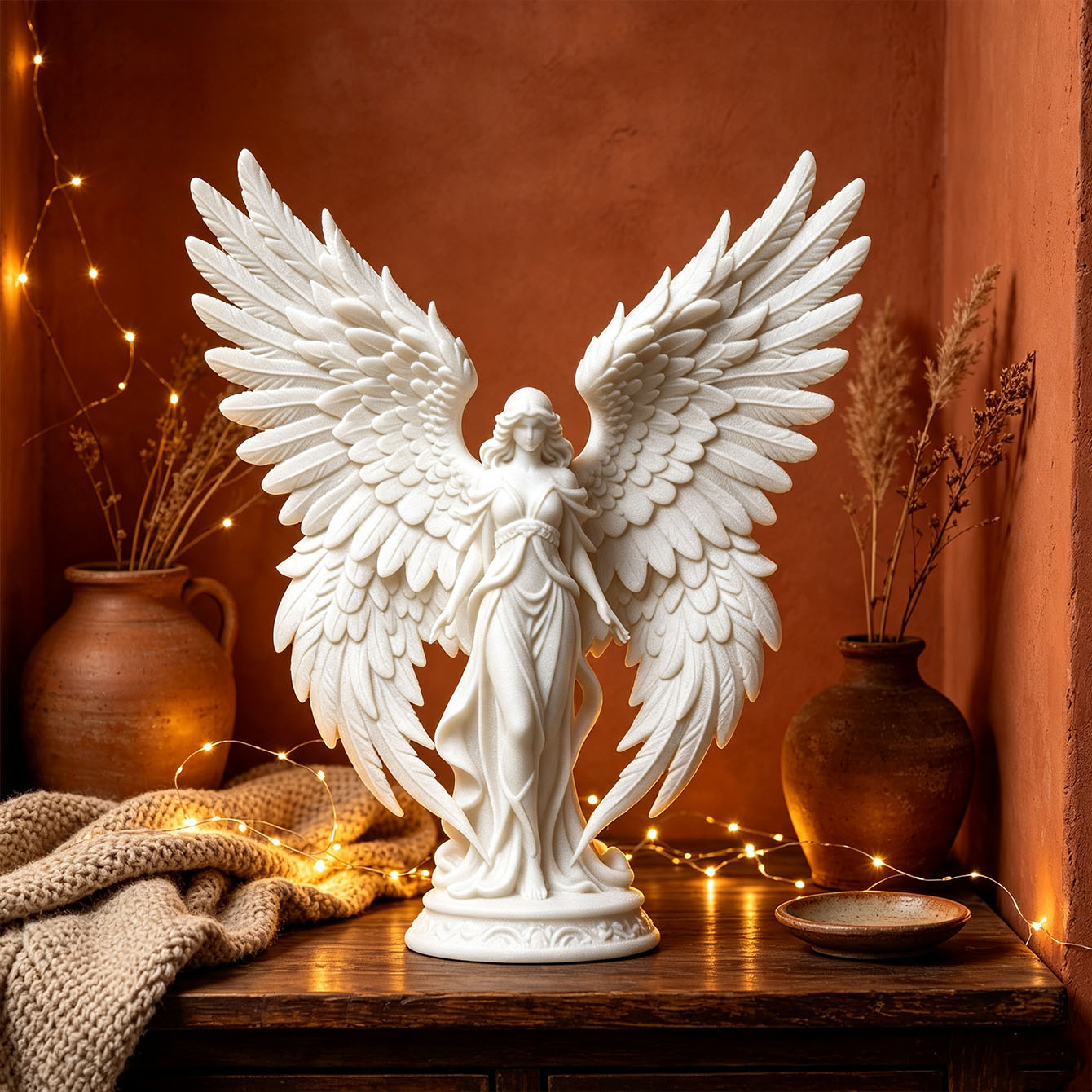 3D Printing Nyc - Light Luxury 3D Printed Angel Goddess