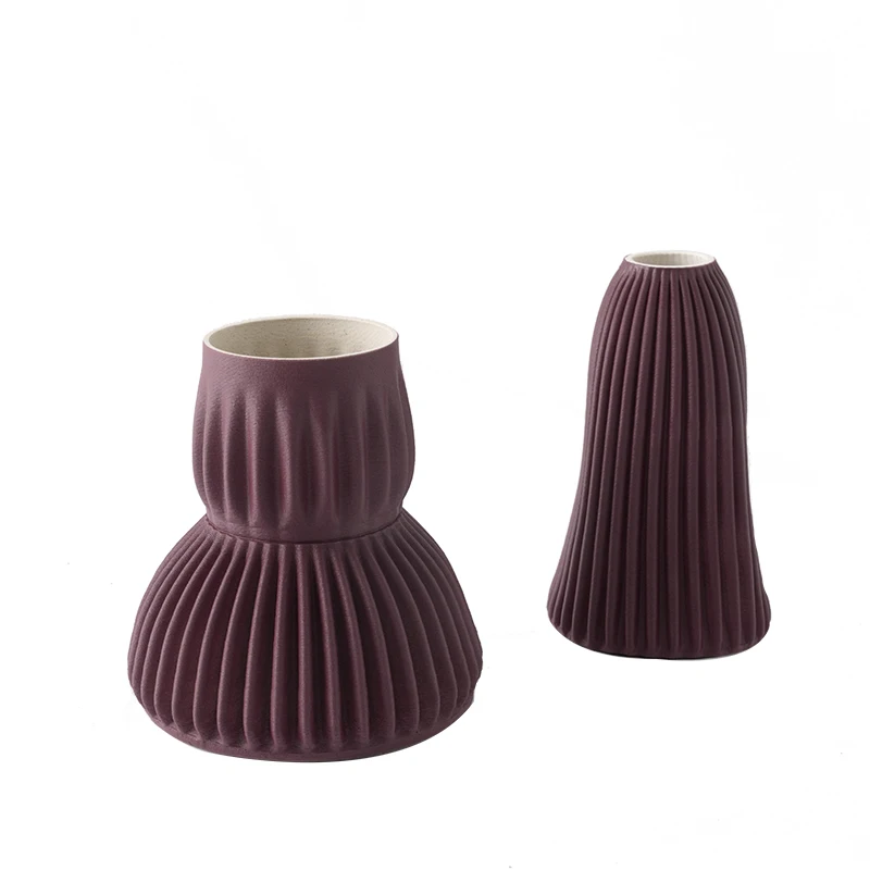 3D Printing Warehouse - American simple model house decorative vase