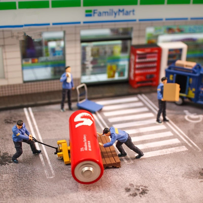 3D Printing Warehouse - 1/64 Scale 3D printing Miniature Street