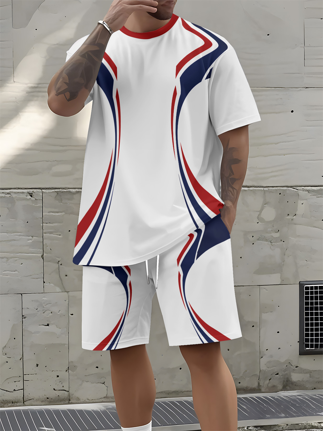 3D Printing Designing - 2026 Summer New Men's Short-Sleeved Set