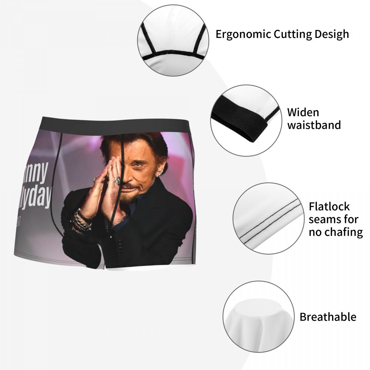 Rock Johnny Hallyday Boxer Sho - огляд і ціна 3D Printing Rock