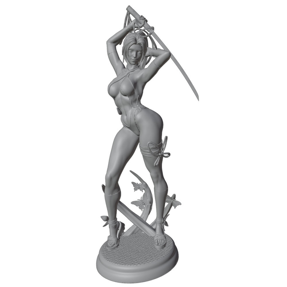 1/24 Female 	Warrior Resin Mod - огляд і ціна 3D Printing Nyc