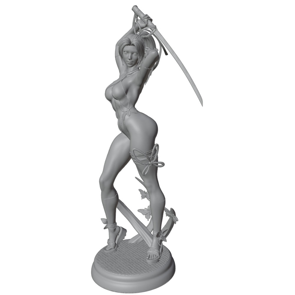 1/24 Female 	Warrior Resin Mod - огляд і ціна 3D Printing Nyc