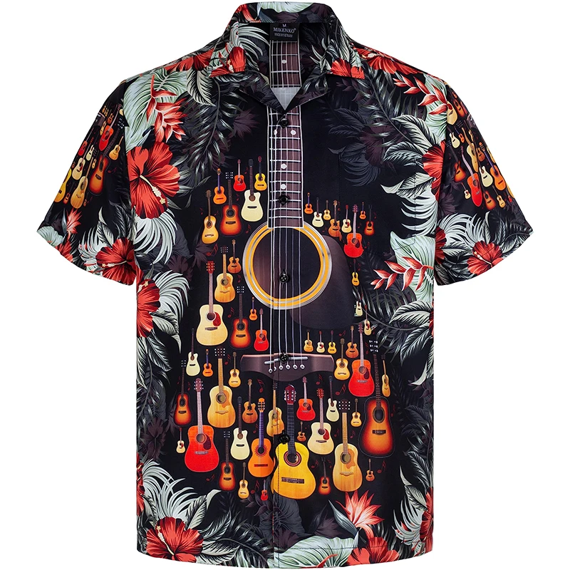 Men's Summer 3D Guitar Music P - огляд і ціна 3D Printing Guitar