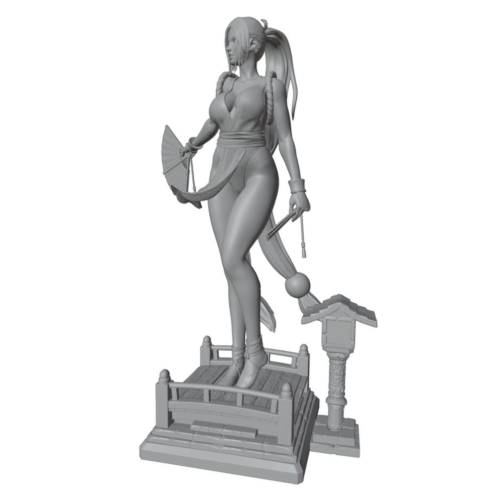 1/24 Sexy Long-Haired Girl Min - огляд і ціна 3D Printing Nyc