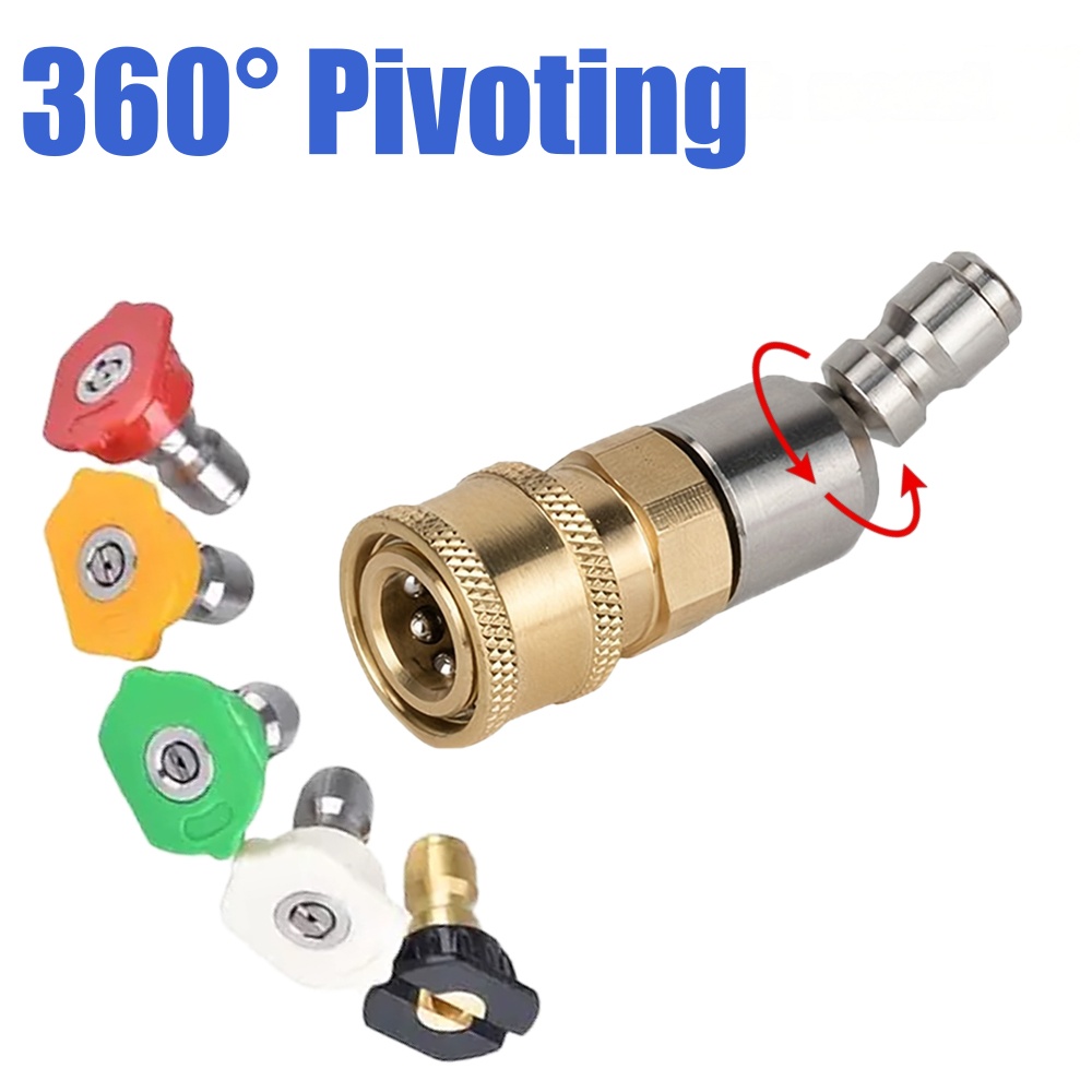 360° Pivoting Pressure Washer  - огляд і ціна Nozzle Cleaning Kit