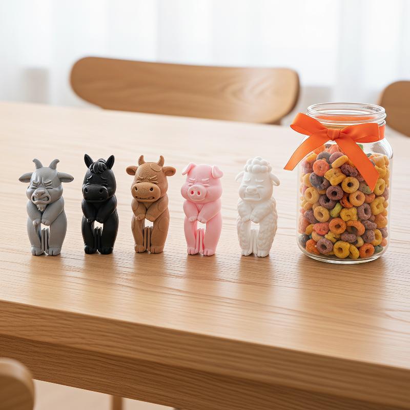 Farm Animal Bag Clips 3D Print - огляд і ціна 3D Printing Food