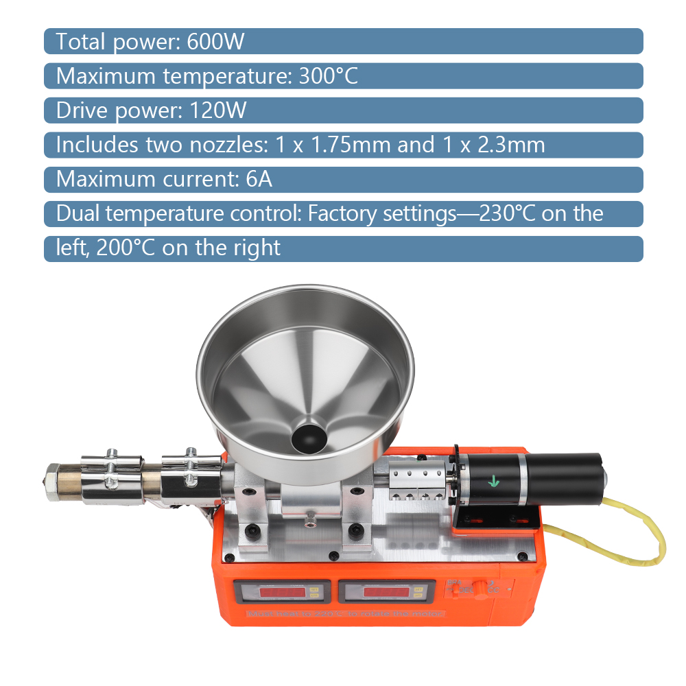Desktop Lab Small Single Screw - огляд і ціна 3D Printer Extruder