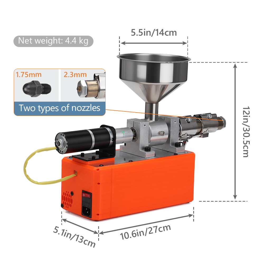 Desktop Lab Small Single Screw - огляд і ціна 3D Printer Extruder