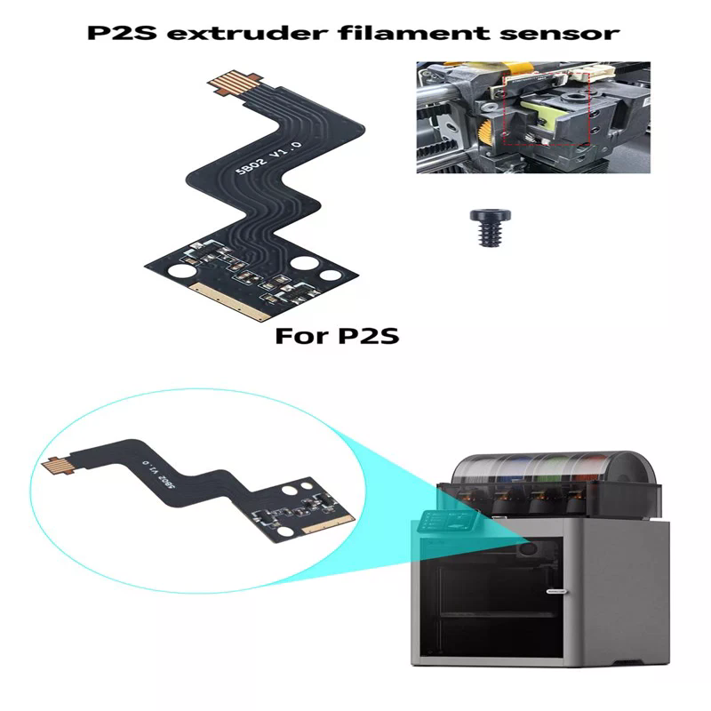 1PCS For Bambu Lab P2S Extrude - огляд і ціна 3D Printer Extruder