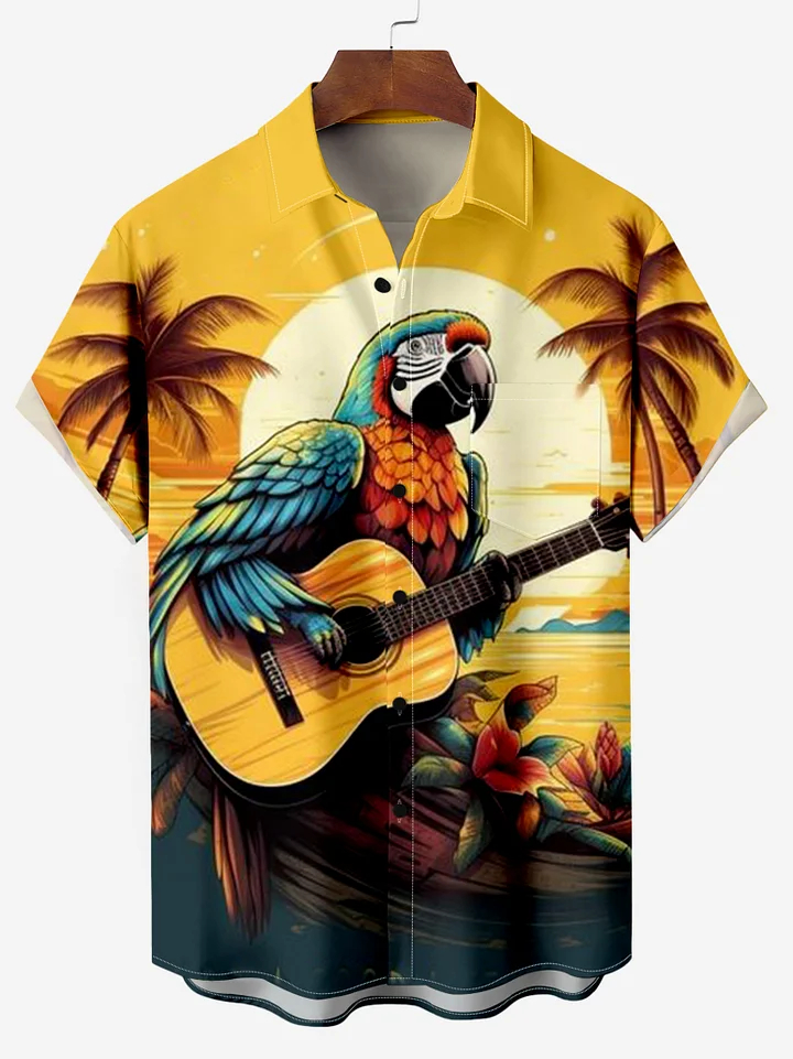 Attractive Parrot Men's Guitar - огляд і ціна 3D Printing Guitar