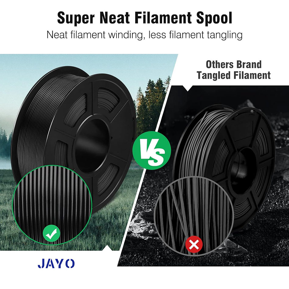 JAYO 3D Filament ASA 1.75mm 5R - огляд і ціна Asa Filament Outdoor