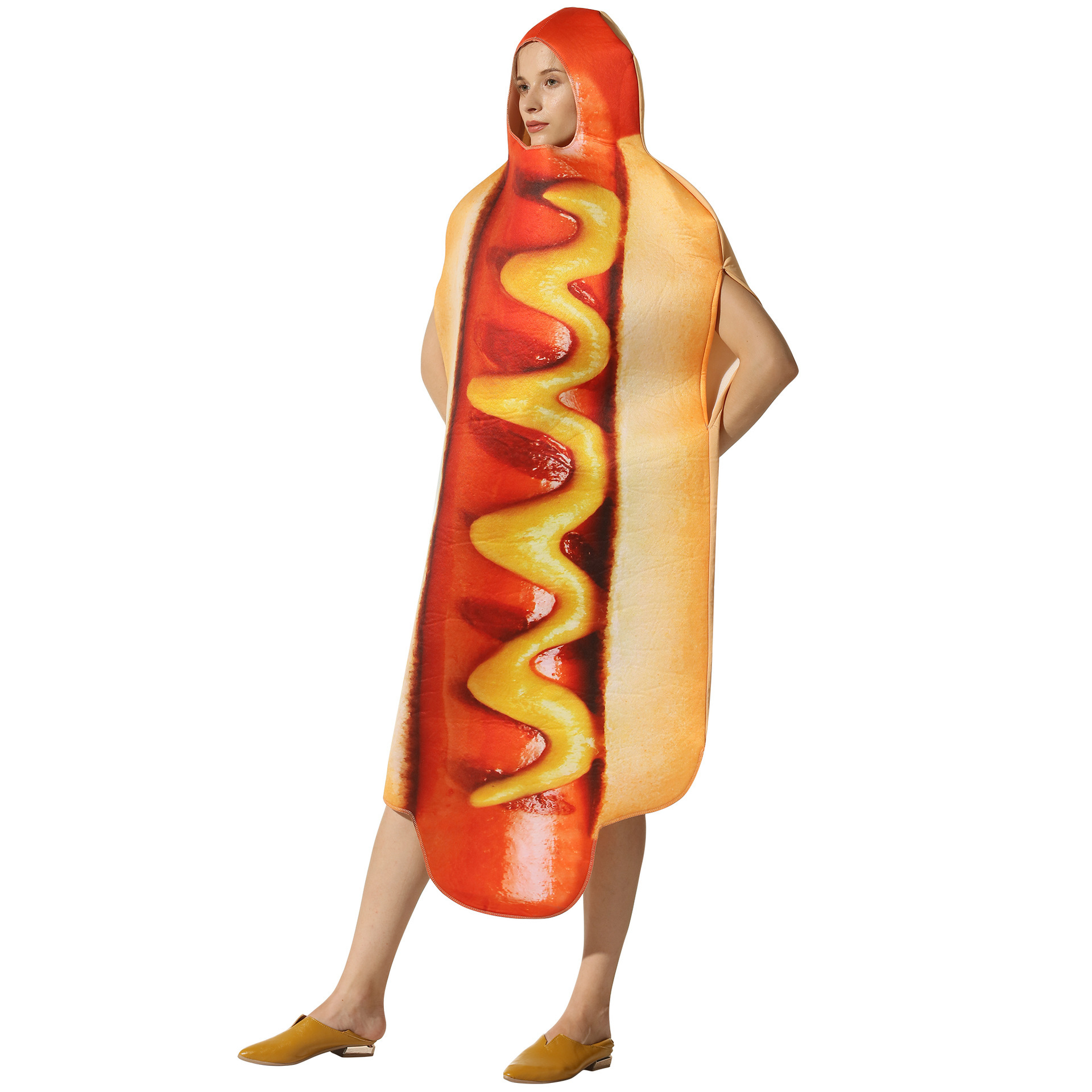 Funny 3D Print Hot Dog Hooded  - огляд і ціна 3D Printing Food