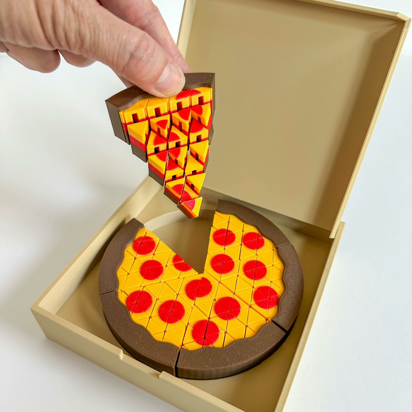 3D Printed Mini Pizza sculptur - огляд і ціна 3D Printing Food