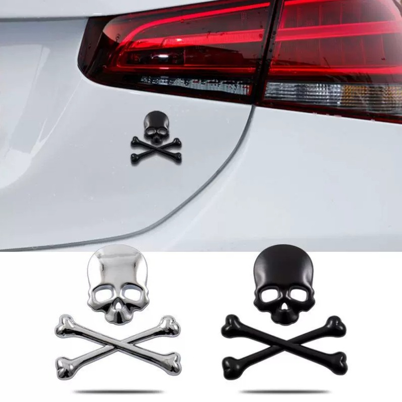 1Pcs Fashion 3D Demon Skull Zi - огляд і ціна 3D Printing Car