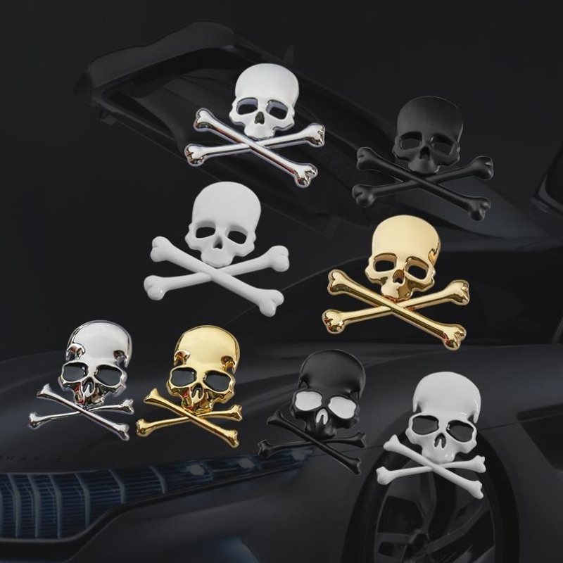 1Pcs Fashion 3D Demon Skull Zi - огляд і ціна 3D Printing Car