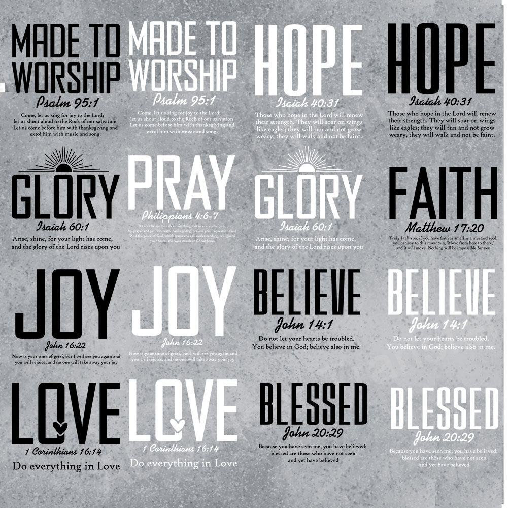 Christian Bible Verse Digital  - огляд і ціна 3D Printing Verse