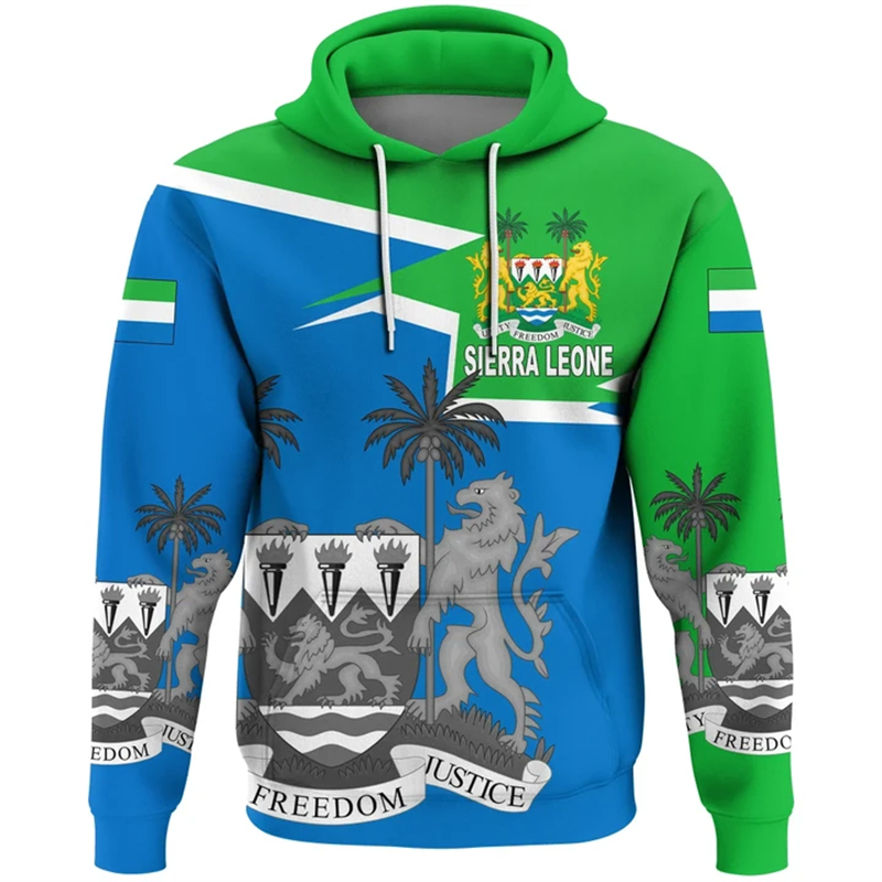 Sierra Leone Hoodies Men's Hoo - огляд і ціна 3D Printing Sla