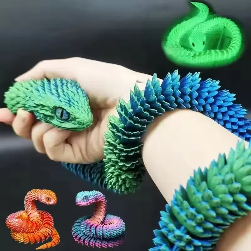3D Printed Snake Movable Joint - огляд і ціна 3D Printing Simulator