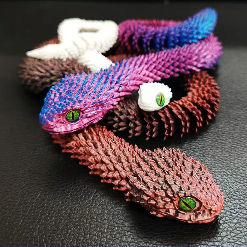 3D Printed Snake Movable Joint - огляд і ціна 3D Printing Simulator