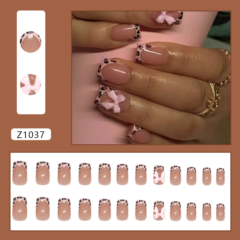 Pink Leopard Print French Tip  - огляд і ціна 3D Printing Abs