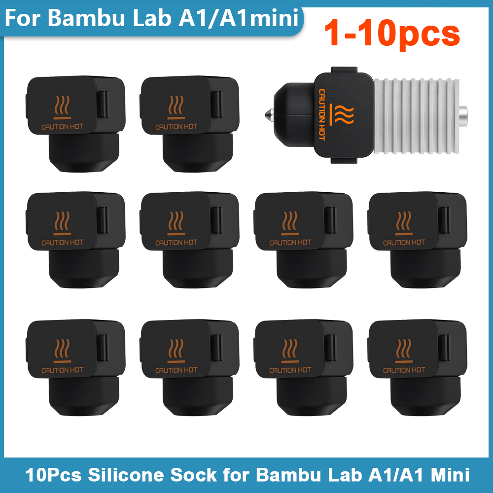 10Pcs Silicone Sock for Bambu  - огляд і ціна Silicone Sock Hotend