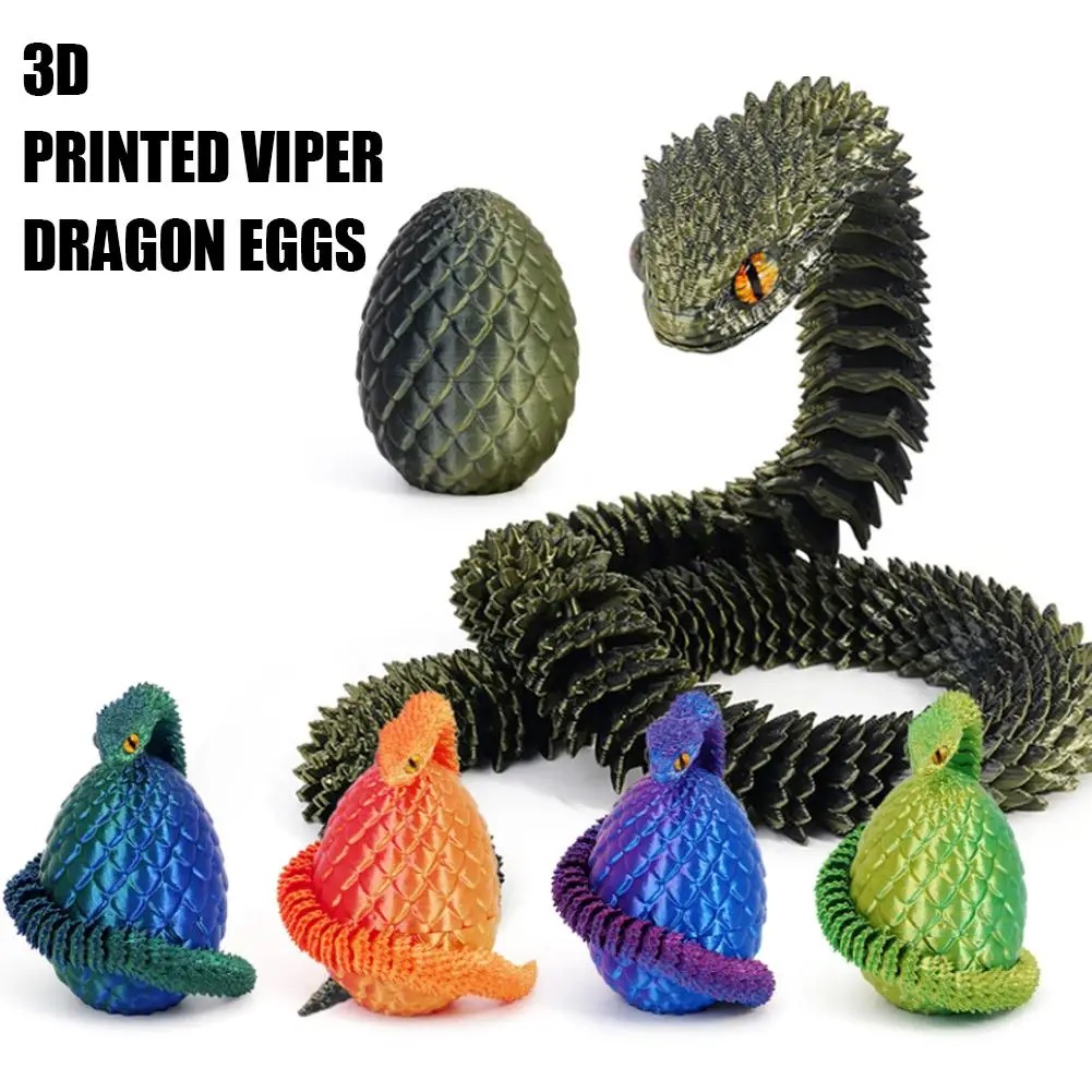 3D Printed Cool Snake Dragon E - огляд і ціна 3D Printing Joints