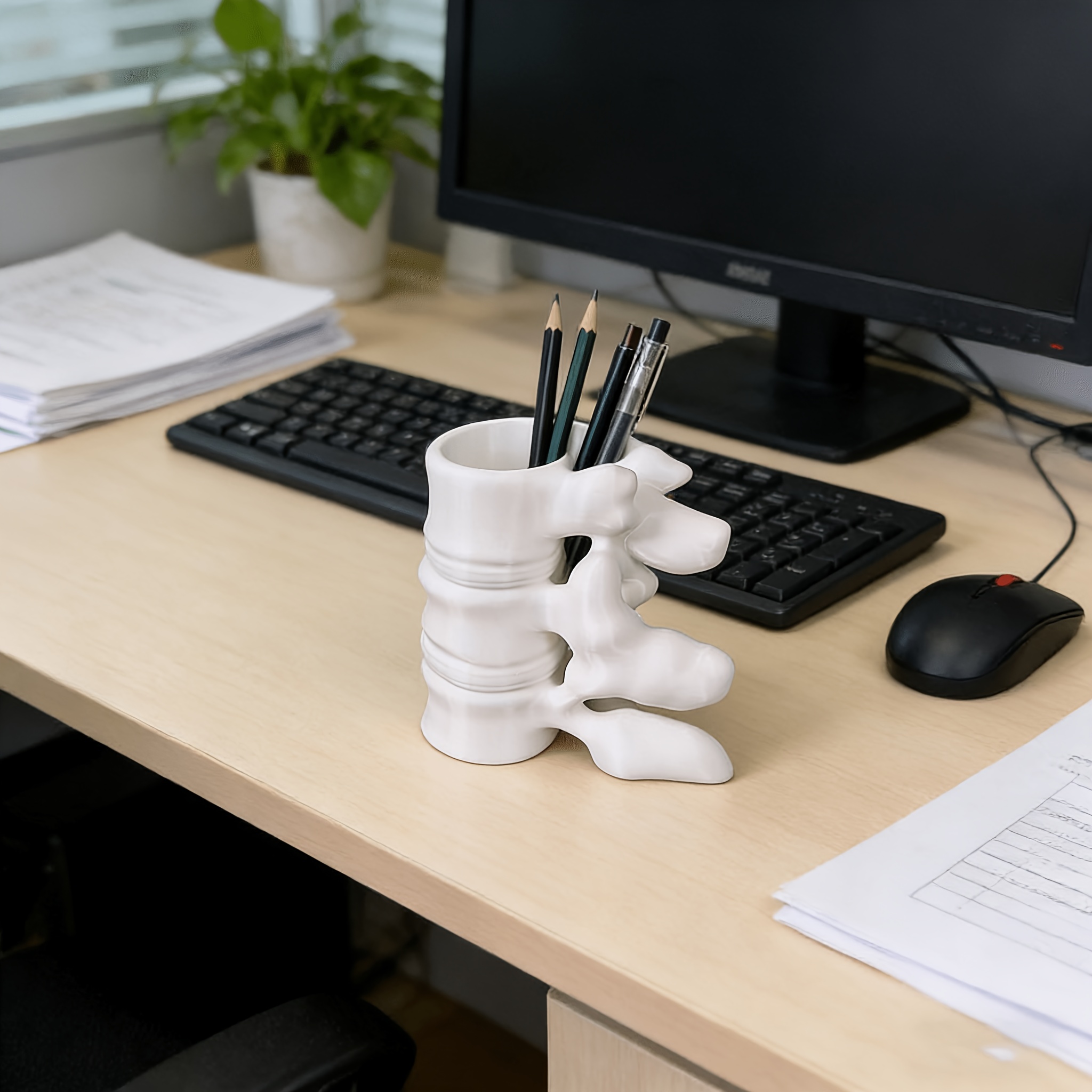 1-Piece Spine-Shaped Pen Holde - огляд і ціна 3D Printing Orthopedics