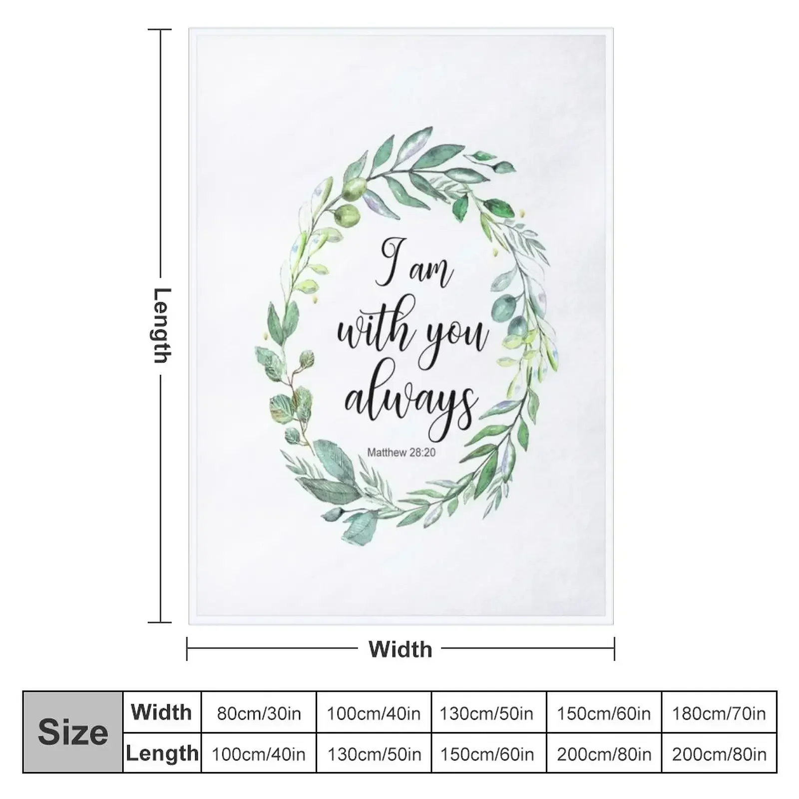 I am with you always bible ver - огляд і ціна 3D Printing Verse