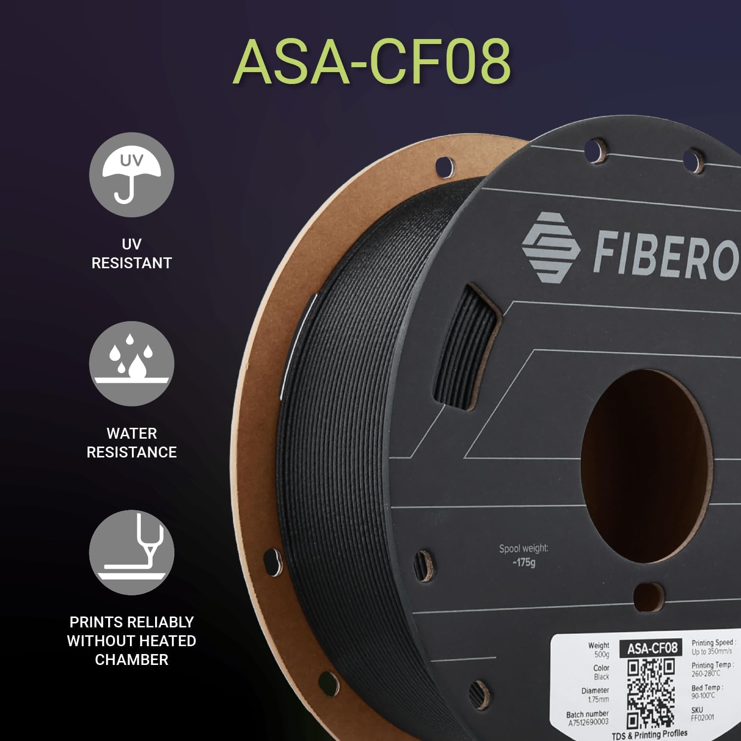 Polymaker ASA-CF8 Carbon Fiber - огляд і ціна Asa Filament Outdoor