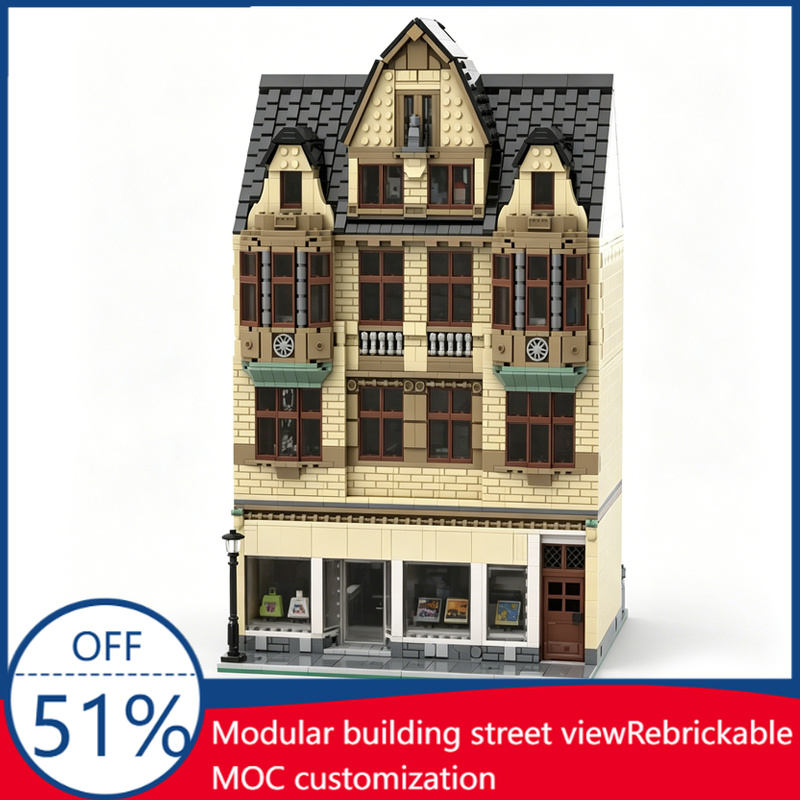 4418 Pcs Modular Town House Pr - огляд і ціна 3D Printing Abs