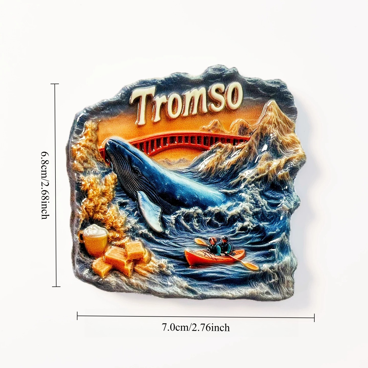 Norway Tromso 3D Fridge Magnet - огляд і ціна 3D Printing Uv Resin