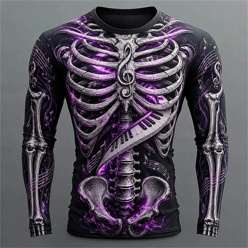 New Men's Long-Sleeve T-Shirt  - огляд і ціна 3D Printing Guitar