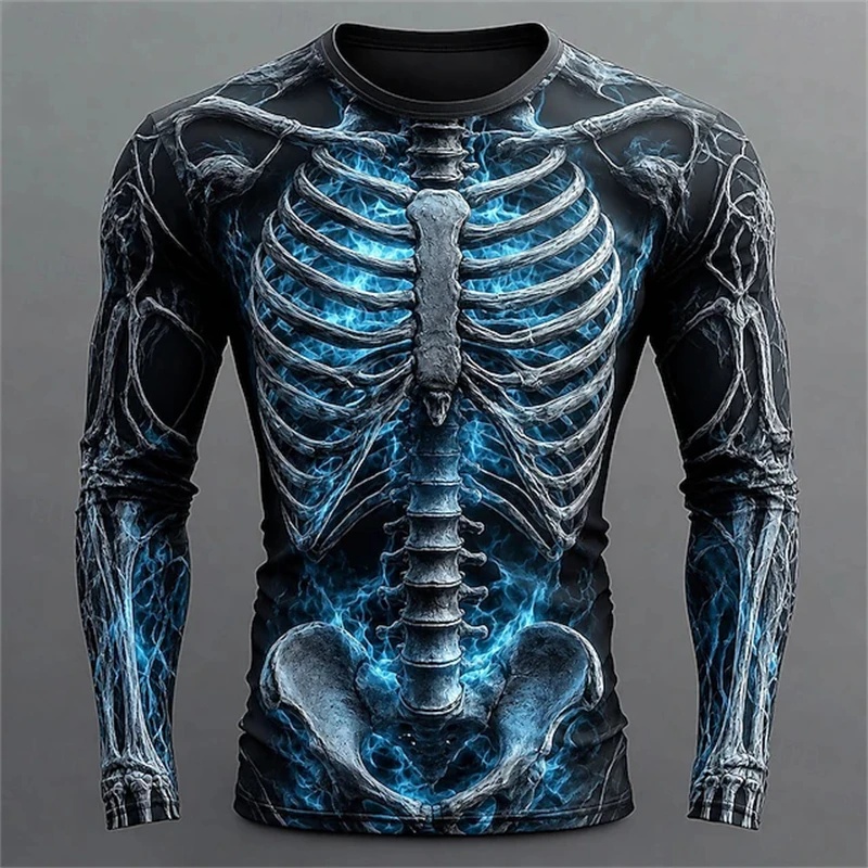 New Men's Long-Sleeve T-Shirt  - огляд і ціна 3D Printing Guitar