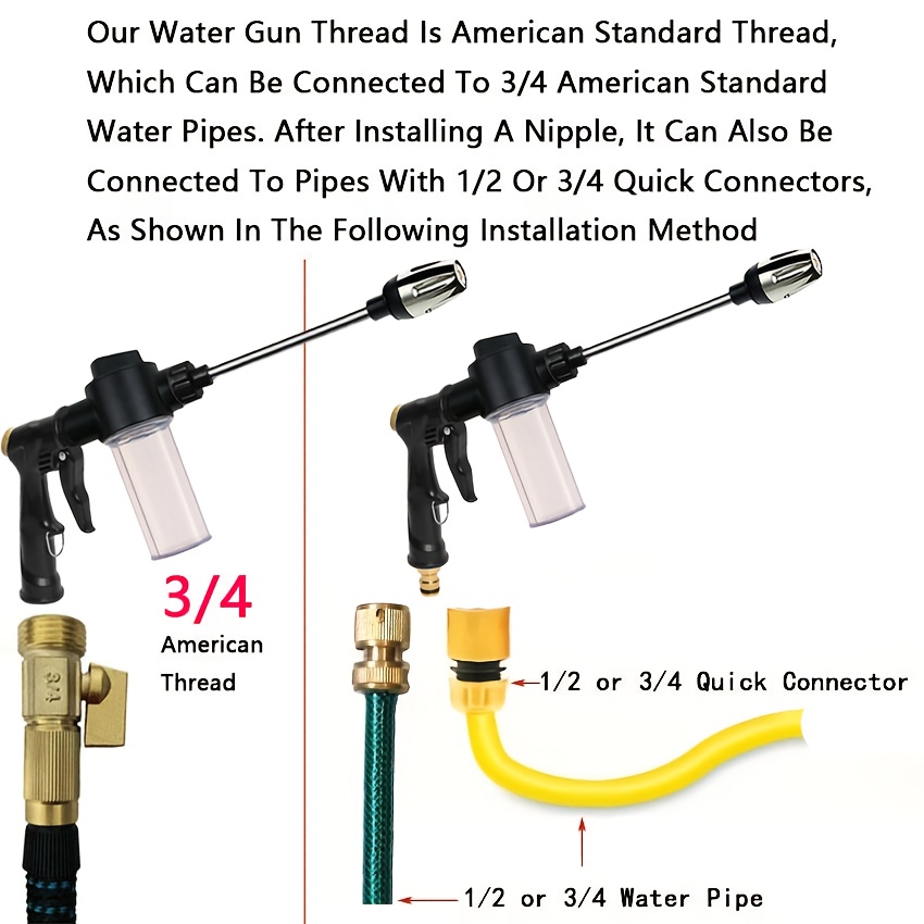 Garden Watering Gun Hose Nozzl - огляд і ціна Nozzle Cleaning Kit
