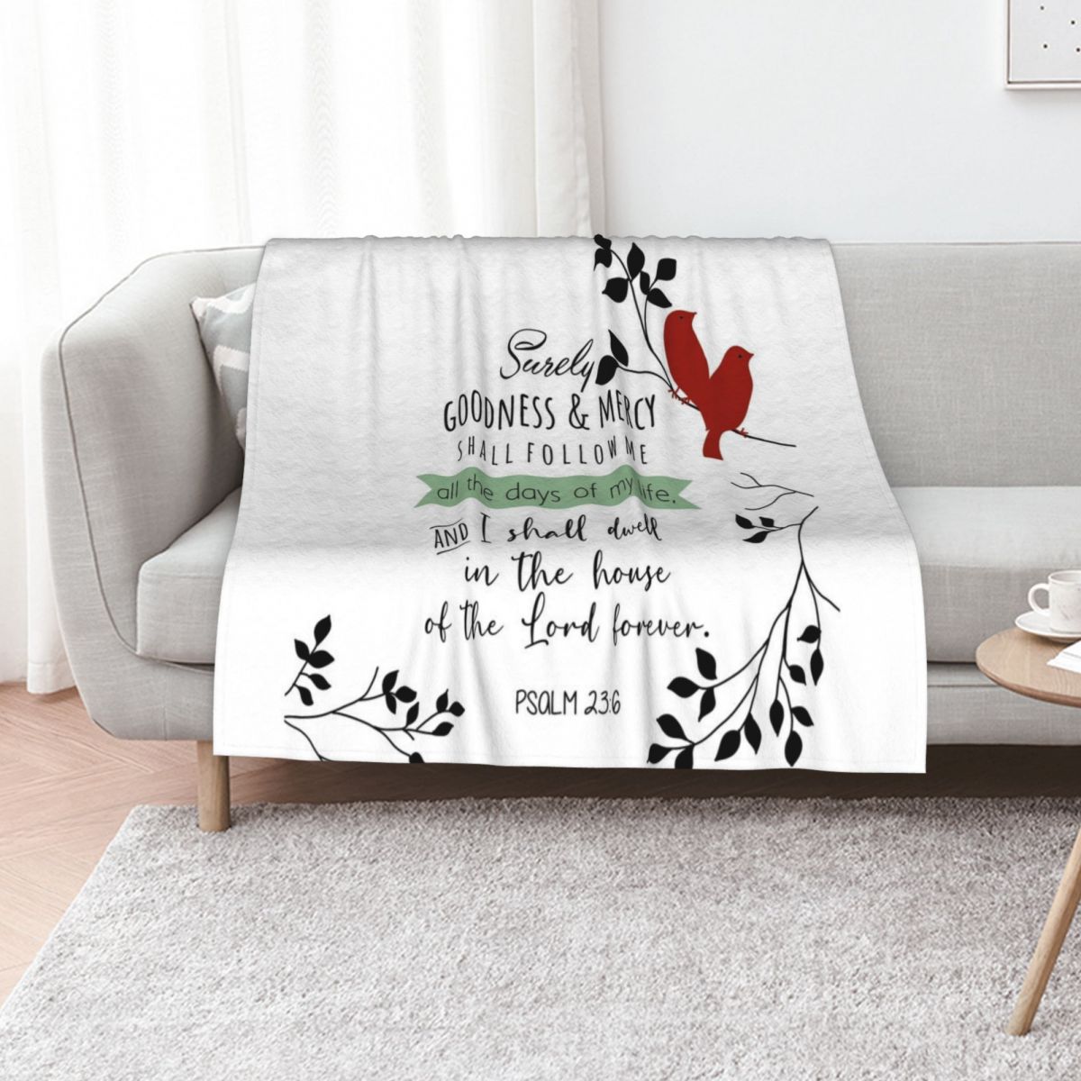 Bible Verses Throw Blanket Ele - огляд і ціна 3D Printing Verse