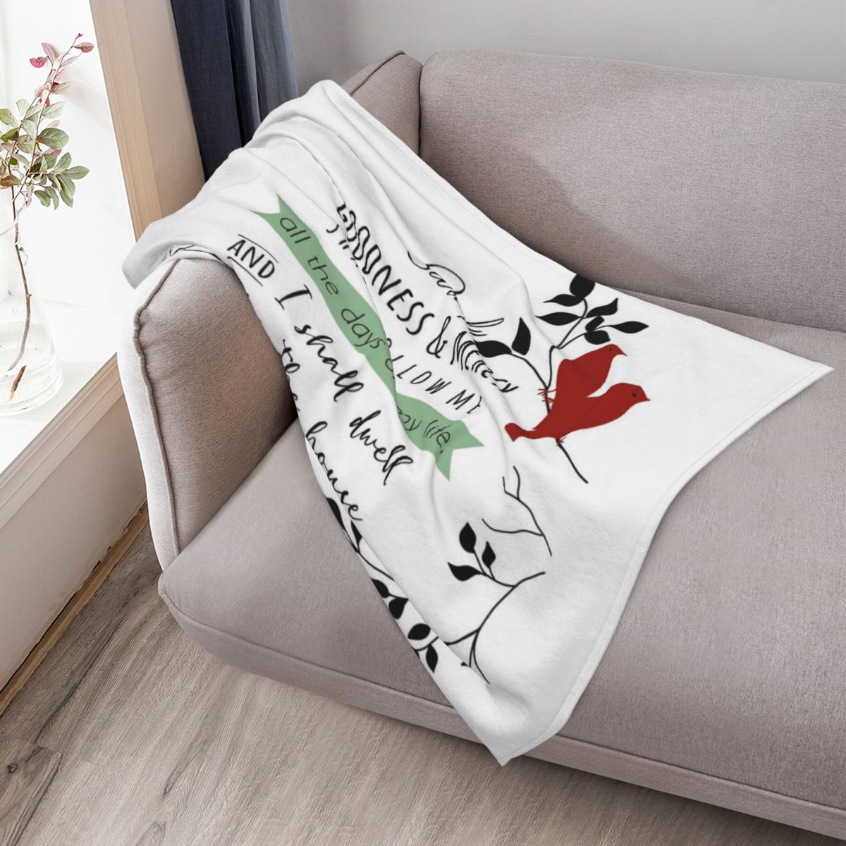 Bible Verses Throw Blanket Ele - огляд і ціна 3D Printing Verse