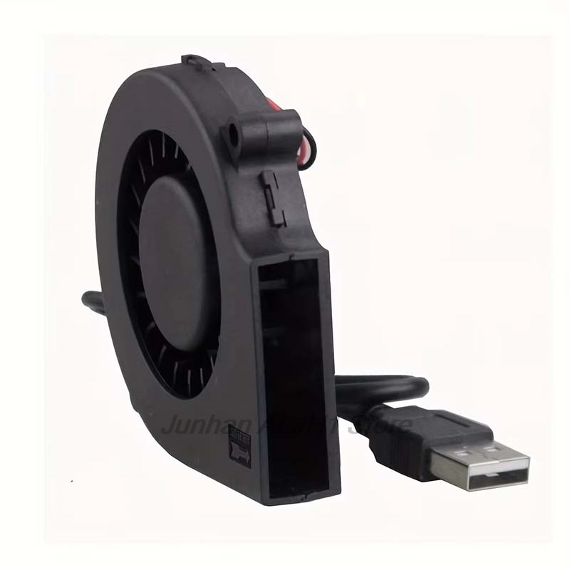 1/2/5pcs 75mm USB Fan Cooling  - огляд і ціна 3D Printer Extruder