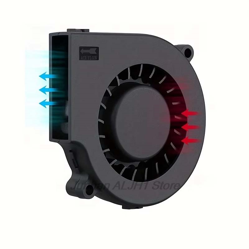 1/2/5pcs 75mm USB Fan Cooling  - огляд і ціна 3D Printer Extruder